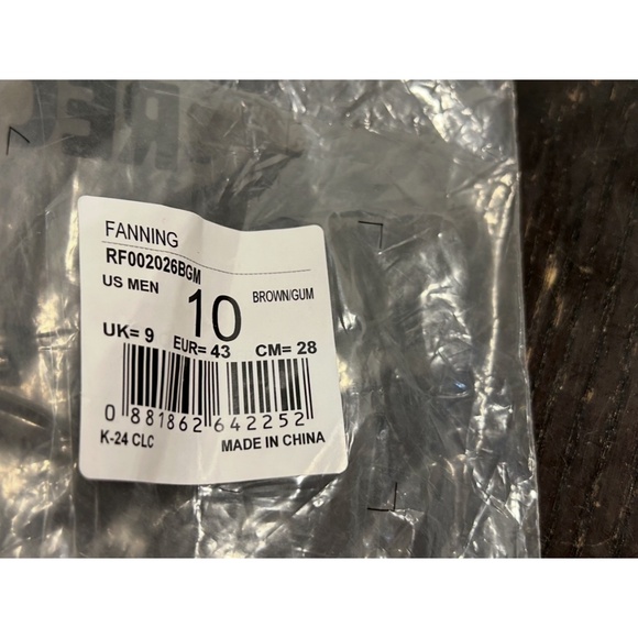 Reef Fanning Flip Flops with Bottle Opener Brown/Green/Gum Mens 10 - Picture 12 of 16